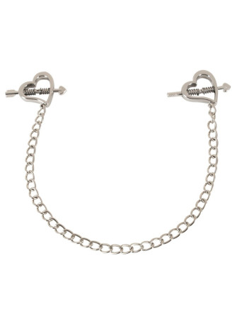 Heart shaped nipple clamps